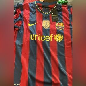FC Barcelona 2010 Vintage Jersey • Messi • Size L (ALL SIZES AVAILABLE)
